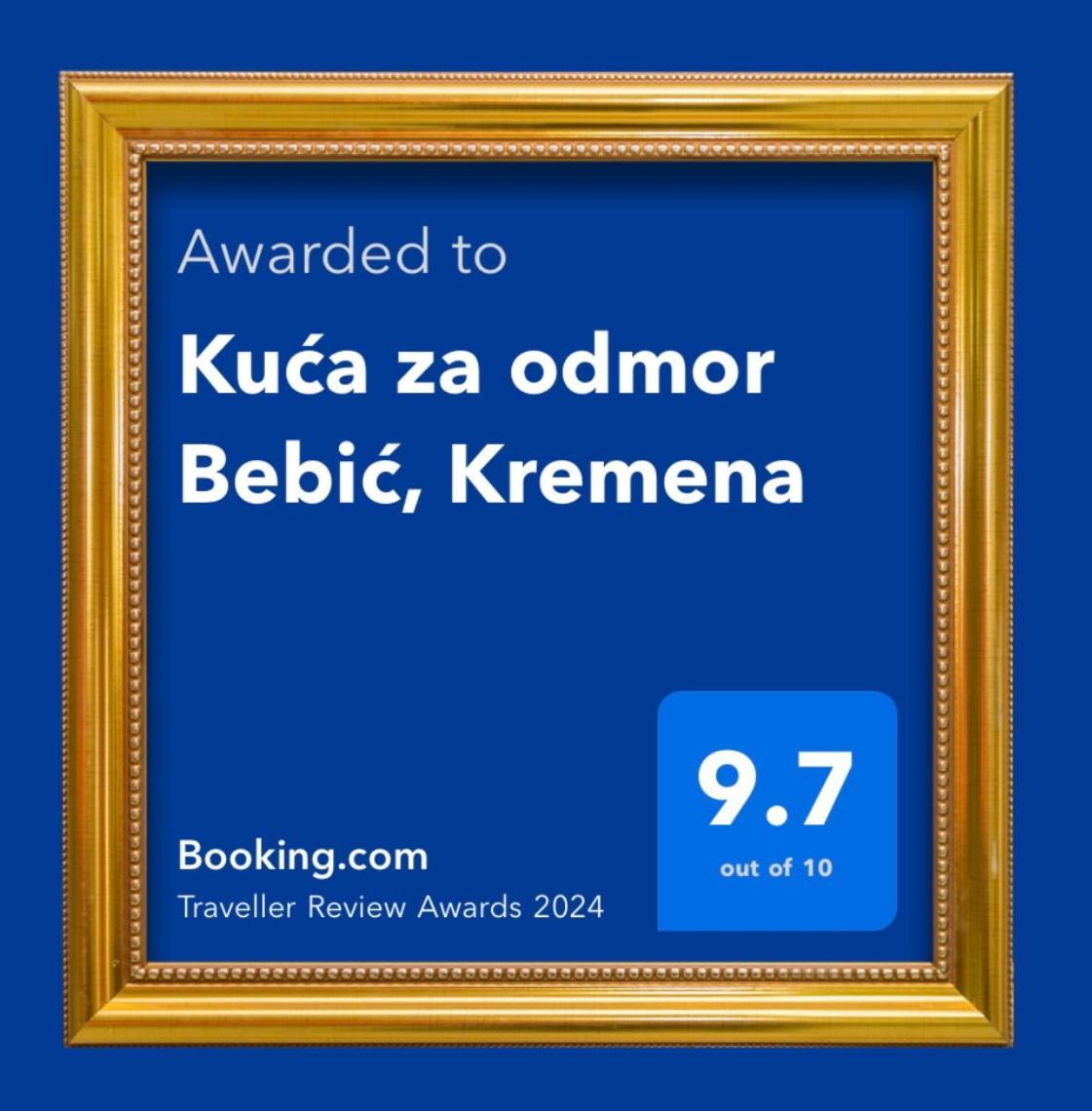 Kuca Za Odmor Bebic, Kremena Villa Klek Eksteriør bilde